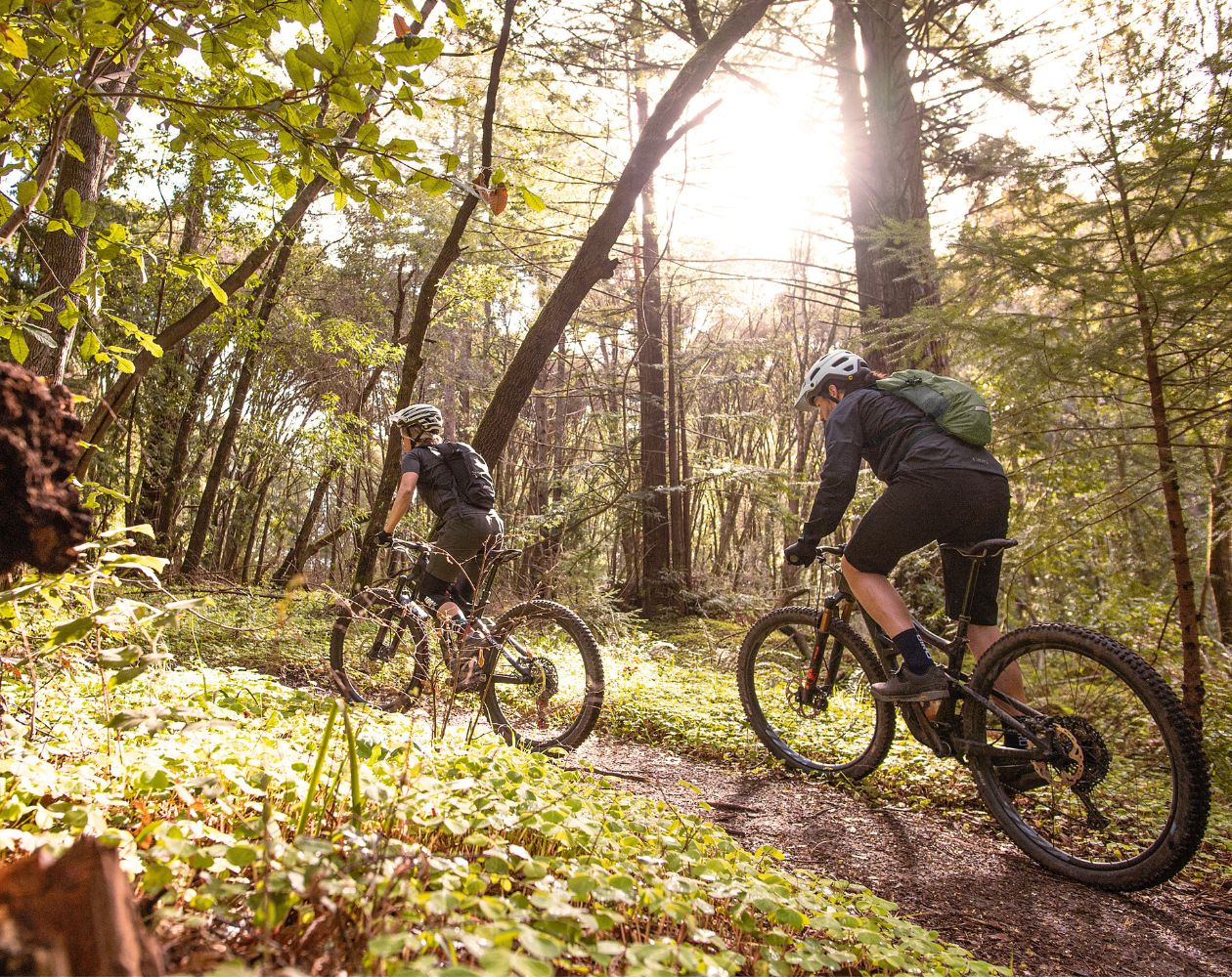 Bike hydration outlet backpack