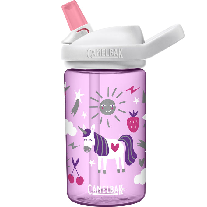 CamelBak Eddy Kids .4L Water Bottle with Tritan Renew Rainbow Floral